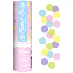 Konfetti Pastell Party, pastelene Kreise, 15 cm
