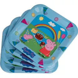 Pappteller Schweinchen Pepa 23x23cm 6 Stk