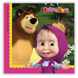 Servietten Masha und Bär 33x33 cm