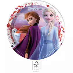 Pappteller für Partys 23 cm Frozen