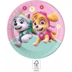 Pappellteller für Party 23 cm Paw Patrol