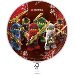 Papier Teller Party 23 cm Lego Ninjago