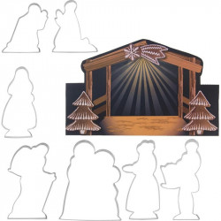 Ausstechformen Krippe Set 7 Stück mit Krippenfiguren 127414 tortis