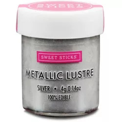 Staubfarbene Metallic-Silber 4 g