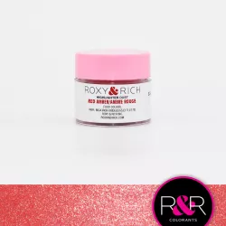 Staubmetallische Farbe 2,5 g Highlighter rot Bernstein