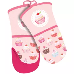 Küchenschutzhandschuh mit Silikondlache Cupcake