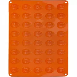 Silicone Backform groß orange Nüsse (für 40 Stück) 151760