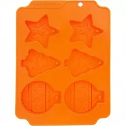 Silikon-Backform „Orange Weihnachten“ – Art. 151768