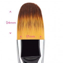 Pinsel mit abgerundetem Ende, Nummer 12