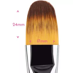 Pinsel mit abgerundetem Ende, Nummer 12