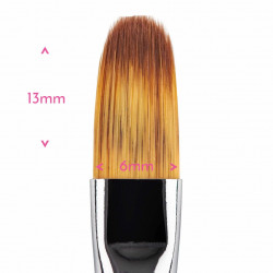 Pinsel mit abgerundetem Ende, Nummer 2