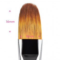 Pinsel mit abgerundetem Ende, Nummer 6