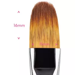 Pinsel mit abgerundetem Ende, Nummer 6