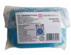 Fondant K2 für Kuchen 0,5 kg blau