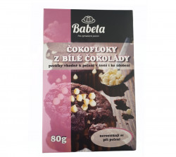 Schokoladenstreusel zum Dekorieren und für Backwaren weißer Schokoladen 80 g