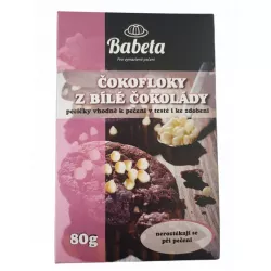 Schokoladenstreusel zum Dekorieren und für Backwaren weißer Schokoladen 80 g