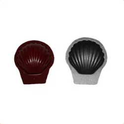 Tortenschimmel Muschelförmchen Teflon 20 Stück 30x30 mm