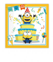Servietten 33x33 cm Minions
