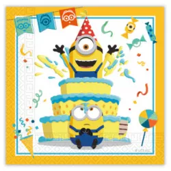 Servietten 33x33 cm Minions