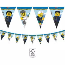 Girlande Lego City Fähnchen