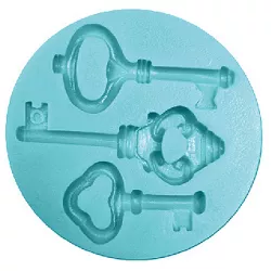 Silikon-Backform Schlüssel 7,5 cm