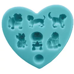 Silikonform für Hundchen 10x10 cm