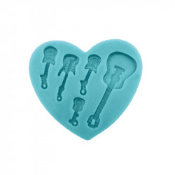 Silikonform für eine Gitare