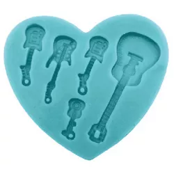 Silikonform für eine Gitare