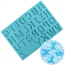 Silikon-Backform Alphabet Toy 14,5×10,5 cm