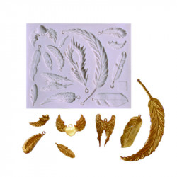 Silikon-Formchen Federchen 11,5 × 9,5 cm