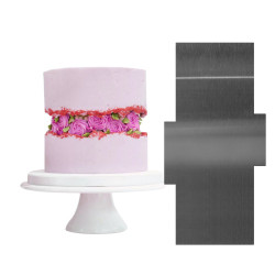 Draht- oder Metallspachtel für Randkanten von Torten 20x10 cm