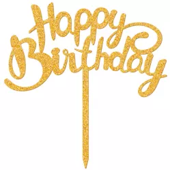 Zuckerstück für die Geburtstagstorte 15x8 cm