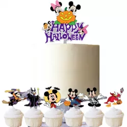 Mickey Halloween Kuchendeko-Schraubspieß