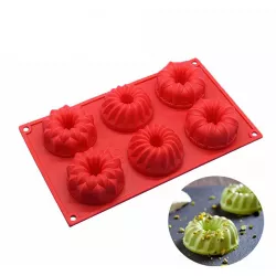 Silikonform für Mini-Gugelhupf, 30 × 17 cm