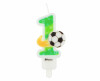 Säftker auf Kuchen Zahl 1 Fußball 7,8cm