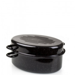 Ovaler emaillierter Bräter 38 cm - Belis