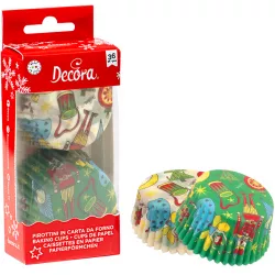 Papier-Muffinförmchen 36 Stück Nussknacker