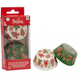 Papier-Muffinförmchen 36 Stück Weihnachtszeit