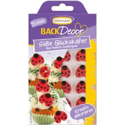 Zuckerdekorationen Marienkäfer 15 ks