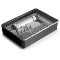 Teigrolle - Ausstecher mit Aufsätzen 8 + 13 Stück