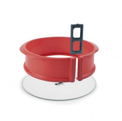 Zusammenklappbare Form rund 22,5 cm mit Glasboden