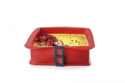 Zusammenklappbare rechteckige Form 25x25 cm mit Glasfundament