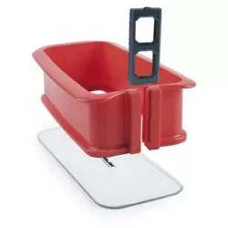 Klappbare Form 28x13 cm mit gläserner Basis