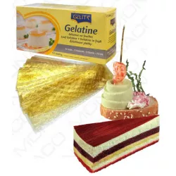 Gelatine GELITA Titanium 110 Bloom (Blattgelatine) 1 kg/Packung