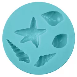 Silikonform Meer, 2 × 2 cm