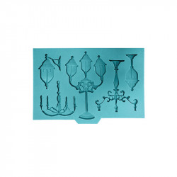 Silikon-Form-Lampe 13,5×9,5 cm