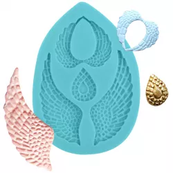 Silikonform Engelsflügel 10x8 cm