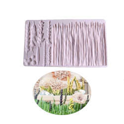 Silikonform Blütenwiese 20x12 cm