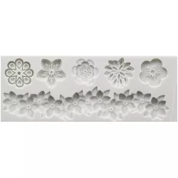 Silikonform für Blumen