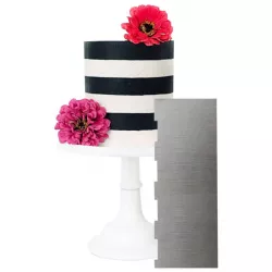 Schaber für Kuchenränder große Streifen 23x9cm
